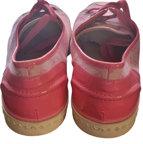 LOUIS VUITTON Monogram Sneakers - PINK - Size 41 - US 11 - Picture 7 of 10